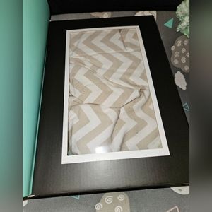 Gently used, Spare Cover (Deluxe+) - Silver Lining (Chevron)0-8 months